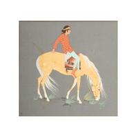 untitled, Grazing Horse and Rider