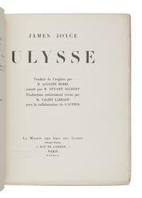 JOYCE, James (1882-1941). Ulysse . Paris: La Maison des Amis des Livres, Adrienne Monnier, 1929.