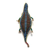 Sioux Beaded Hide Umbilical Cord Fetish