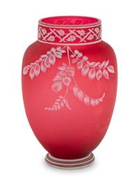 Pink Cameo Vase
