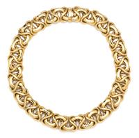 An 18 Karat Yellow Gold Collar Necklace, Germany, 84.20 dwts.
