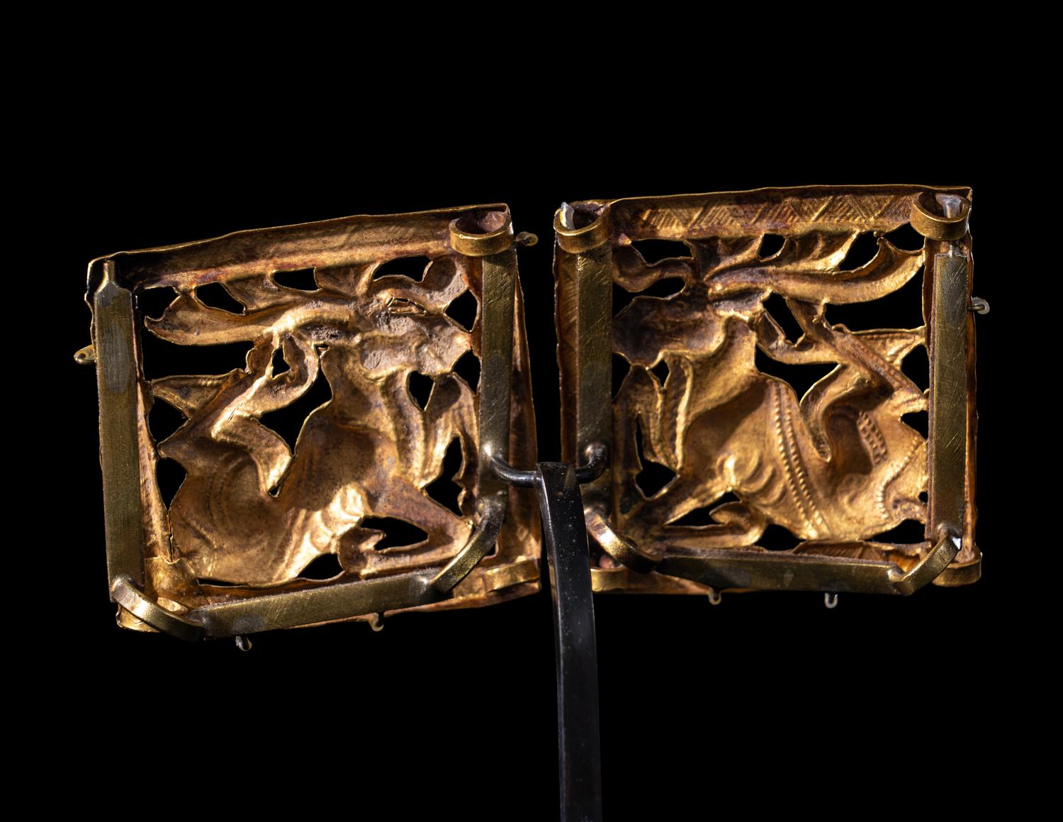 Two Scythian Gold Appliques