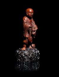 A Chinese Bamboo Figure of Liuhai