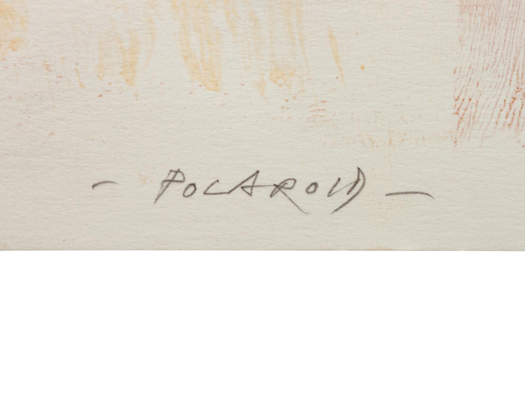 A group of three polaroids ( Untitled (Double Male Portrait) , 1985; Omaggio a Muybridge , 1985; L'uomo con il Petto di Donna , 1985)