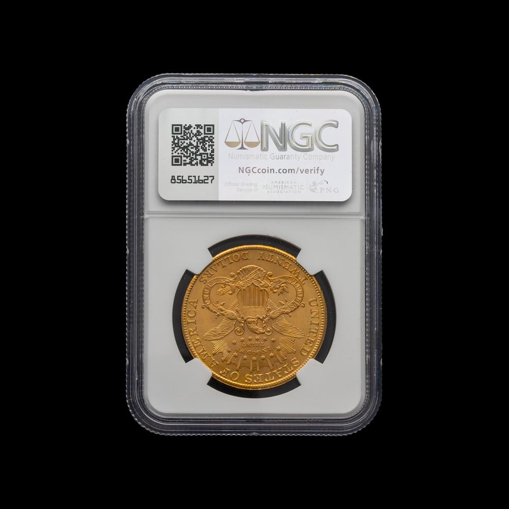 A 1907 Liberty Head $20 Gold Coin [NGC MS66; Top Pop]