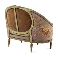 A Louis XVI Style Painted Settee