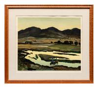 A Watering At Sundown, Artist's Proof