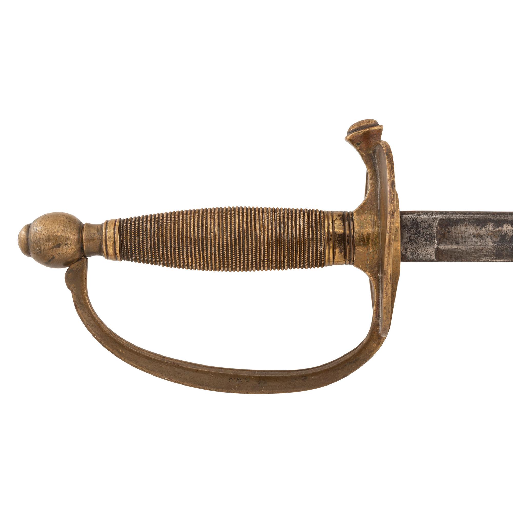 Lot of 2 Ames US Model 1840 NCO Swords