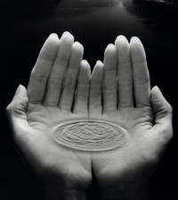 Untitled (Hands Emerging from Lake) , 2003