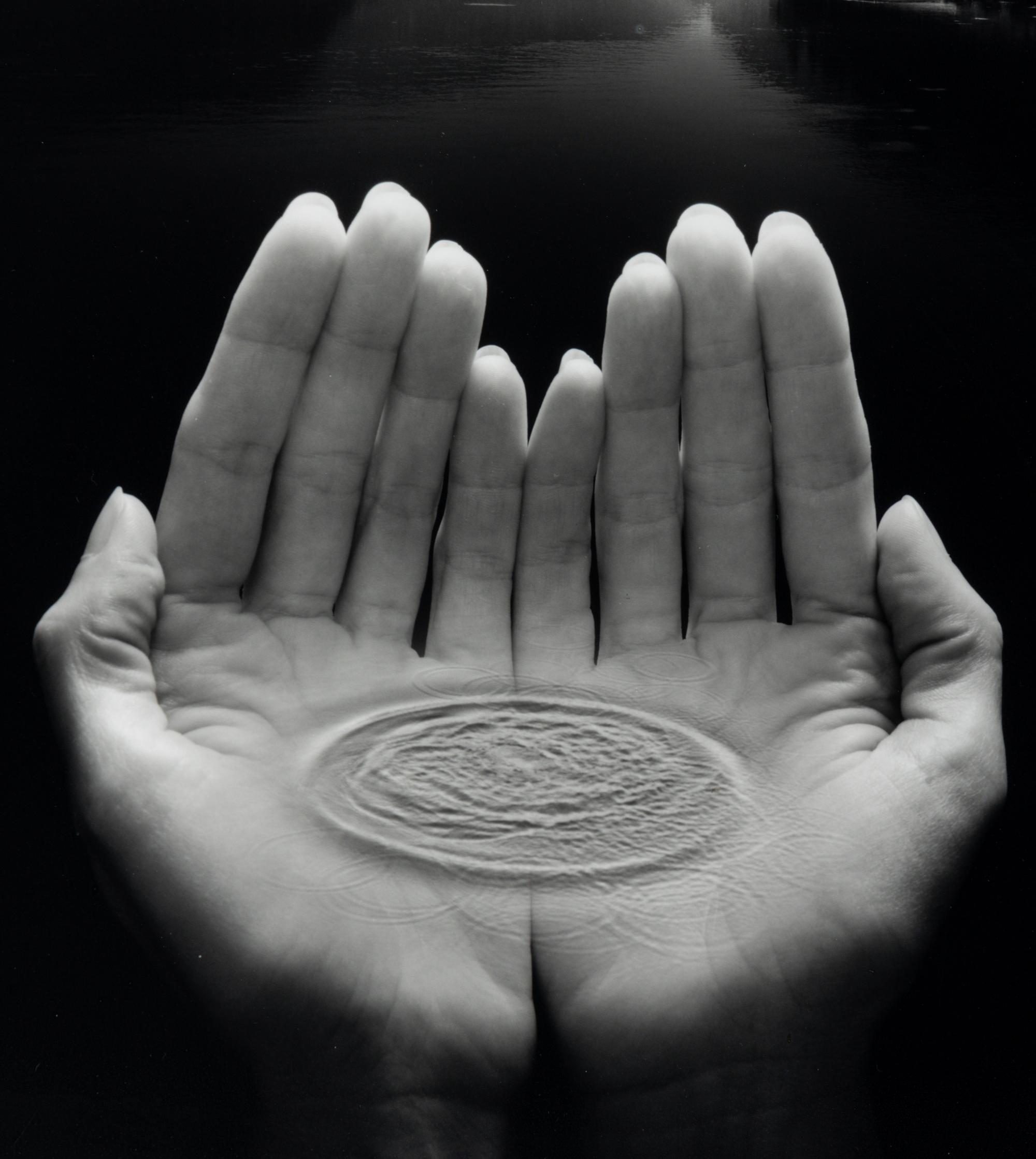Untitled (Hands Emerging from Lake) , 2003