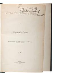 [CIVIL WAR - SOLDIERS' NARRATIVES]. A collection of soldiers' narratives and memoirs, comprising: