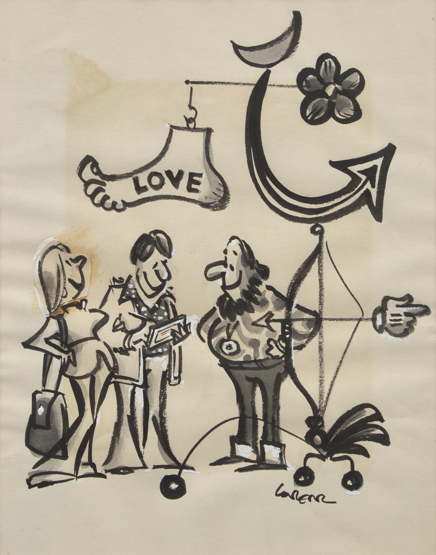 [Children's & Illustrated] Lorenz, Lee. Original Drawing
