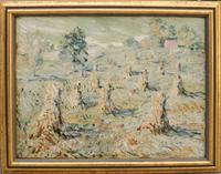 American School, (20th Century), Haystacks