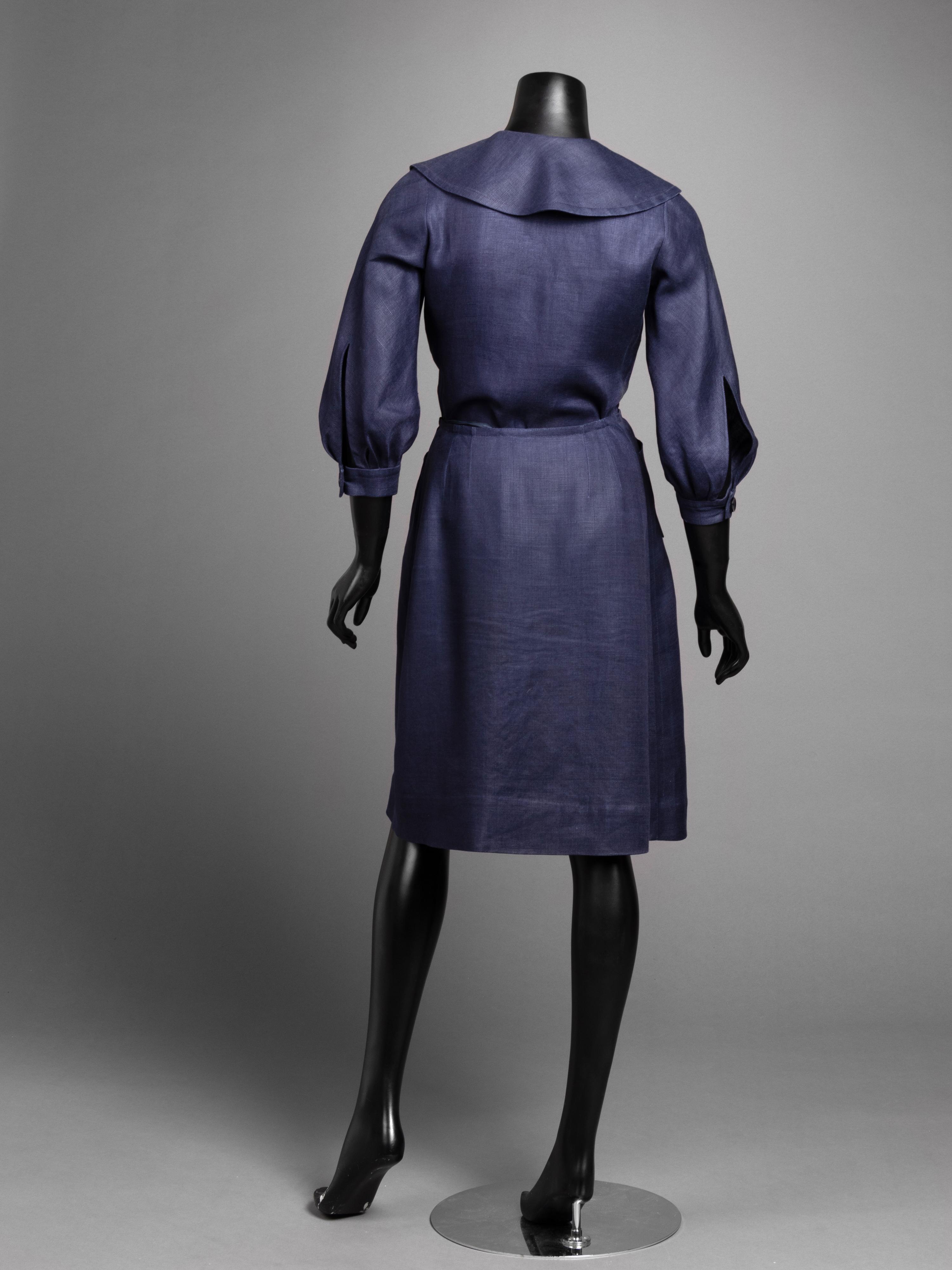 Madame Grès Haute Couture Two-Piece Ensemble and One Grès Paris Silk Satin Skirt, 1950-70s