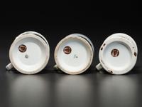 Three Porcelain Shaving Mugs Depicting Open Touring Automobiles