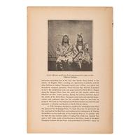 [NATIVE AMERICANS]. MORROW, S.J., photographer. Stereoview of Crow's Breast and Poor Wolf. Yankton, Dakota: [ca 1870s].