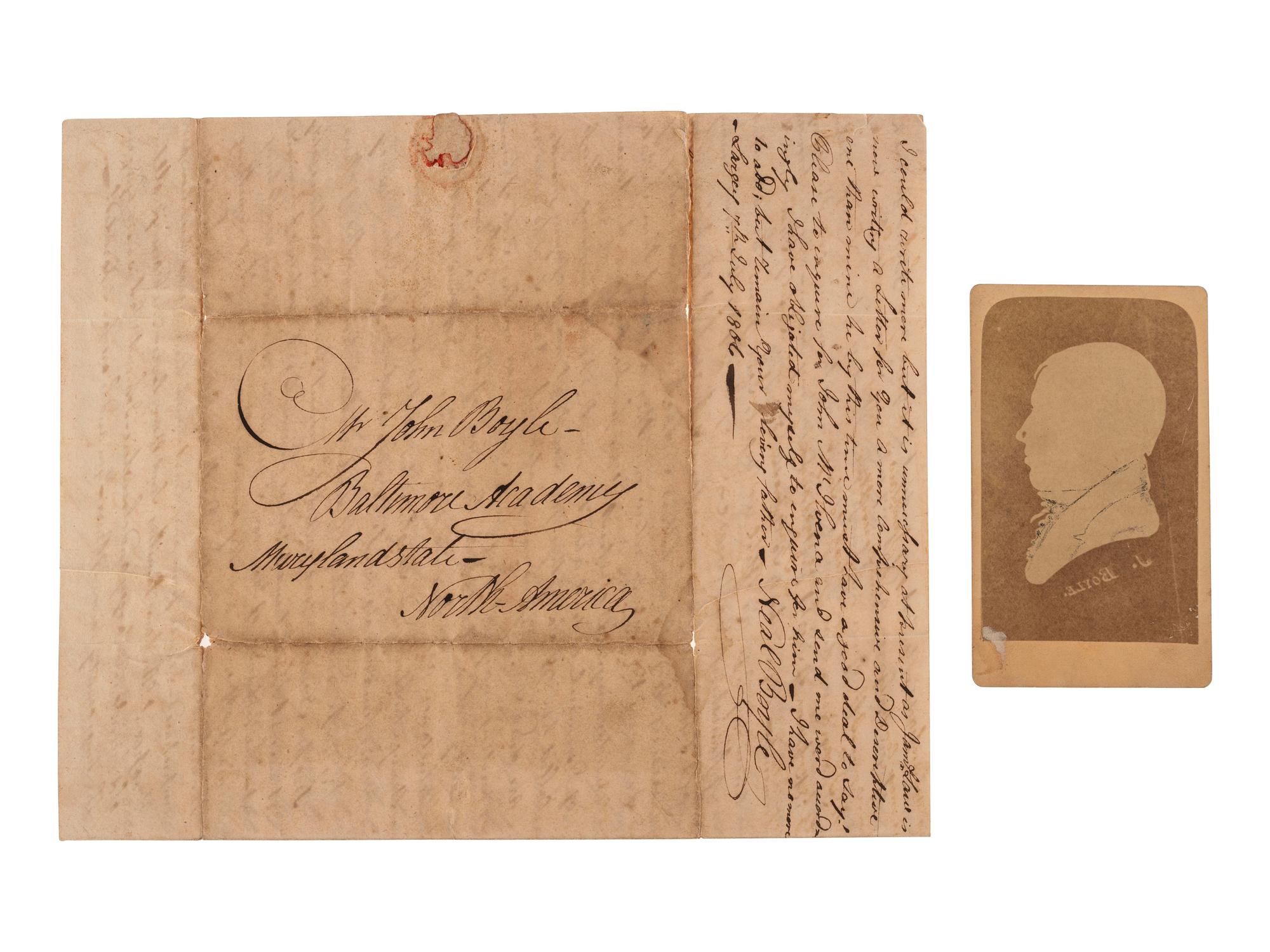 [ILLINOIS] -- [BOYLE, John (1777-1849)]. Archive of correspondence and documents related to the land holdings of speculator, businessman, and Secretary of the Navy John Boyle.