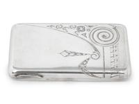 A Collection of Four Russian Silver Cigarette Cases