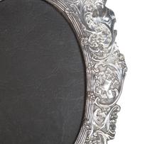 An Art Nouveau Chased Silver Picture Frame — First Half 20th Century