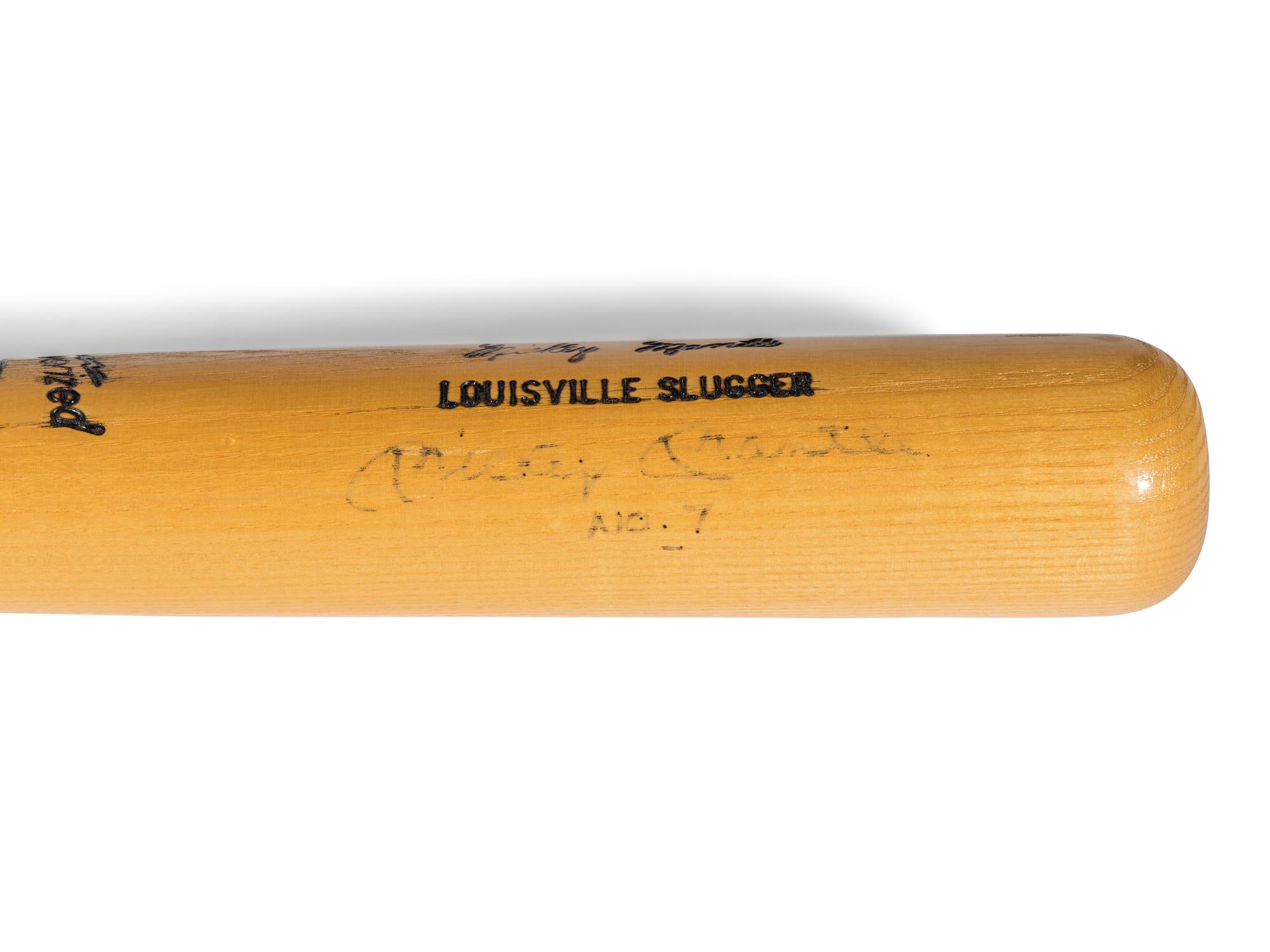 A Mickey Mantle Signed Autograph Bat (Upper Deck Authenticated),