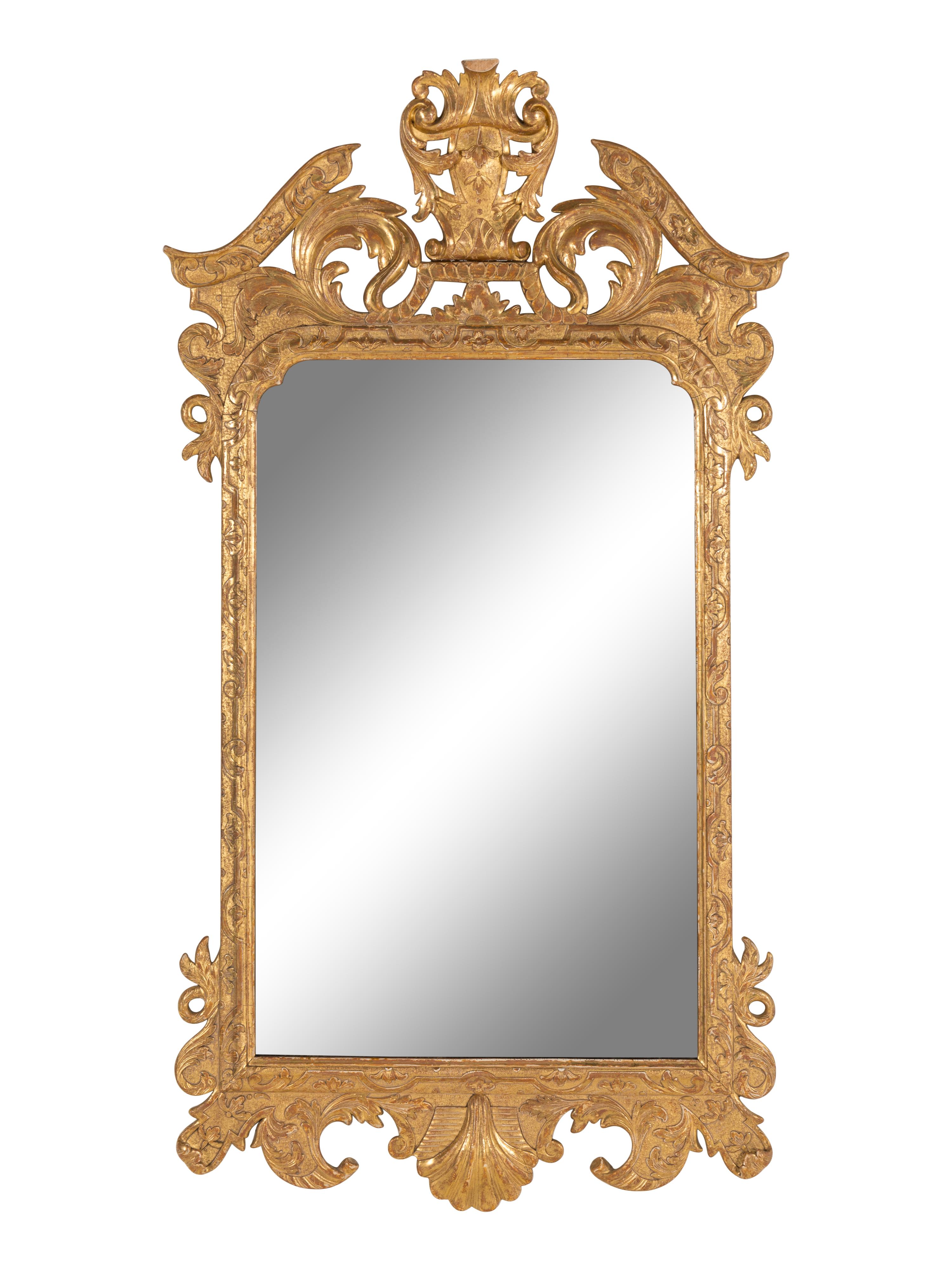 A George II Giltwood Mirror