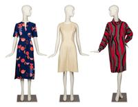 Three Designer Dresses by Victoria Beckham, Martin Margiela, and Balenciaga
