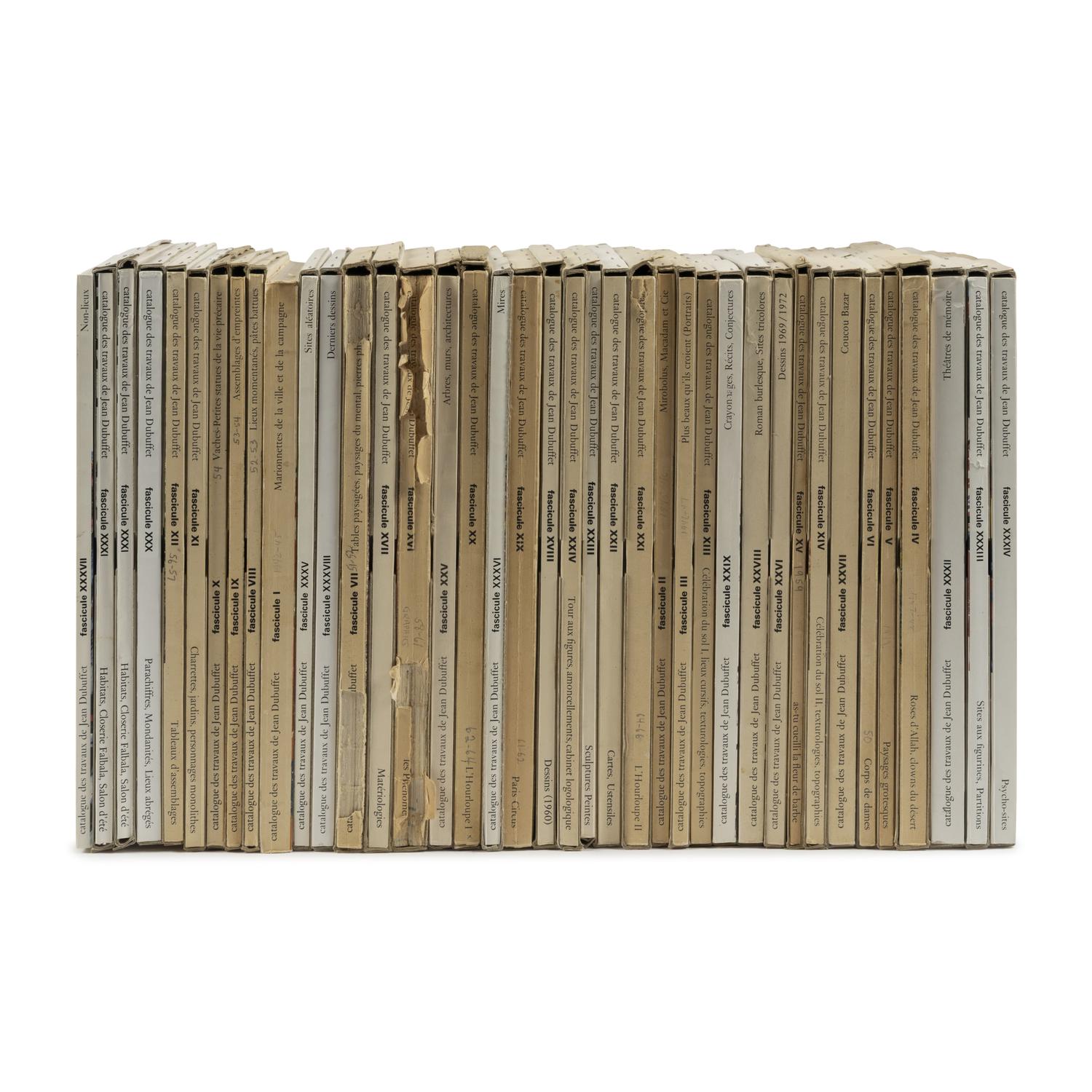 [Dubuffet, Jean (1901-1985)]. Catalogue des travaux de Jean Dubuffet . Paris: Jean-Jacques Pauvert & Weber & Editions de Minuit, 1966-1991.