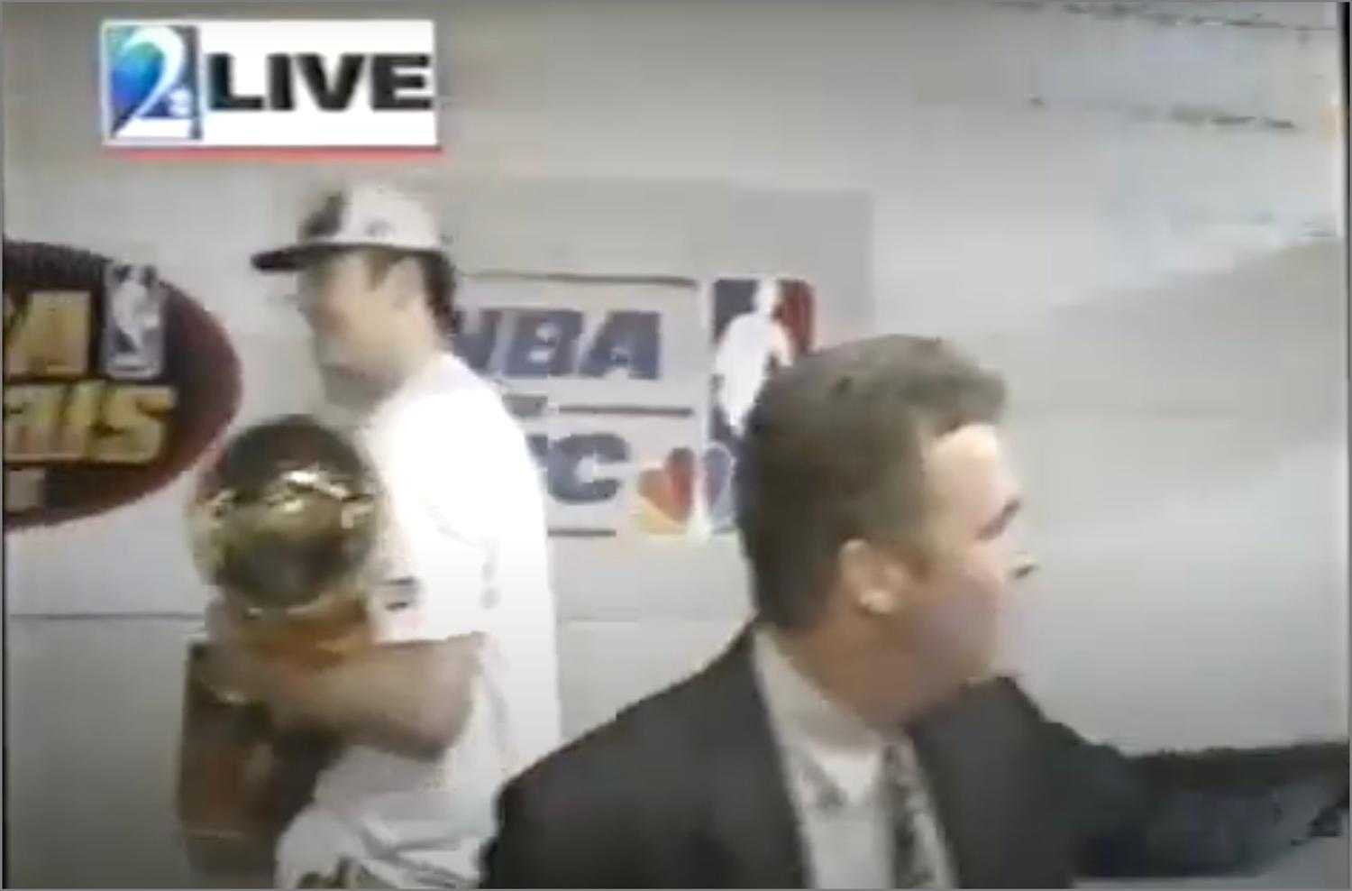 An Exceptionally Rare 1996 NBA Finals Chicago Bulls Team Signed Autograph Locker Room Sign Including Michael Jordan (Bulls Letter and Beckett Authentication Letter BAS Services Certified)