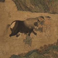 Four Chinese Scroll Paintings, Late 19th-20th Century — 近代 中國書畫一組四件
