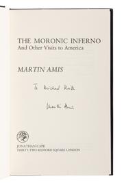 AMIS, Martin (1949-2023). A group of 11 works by Amis, MANY SIGNED, comprising: