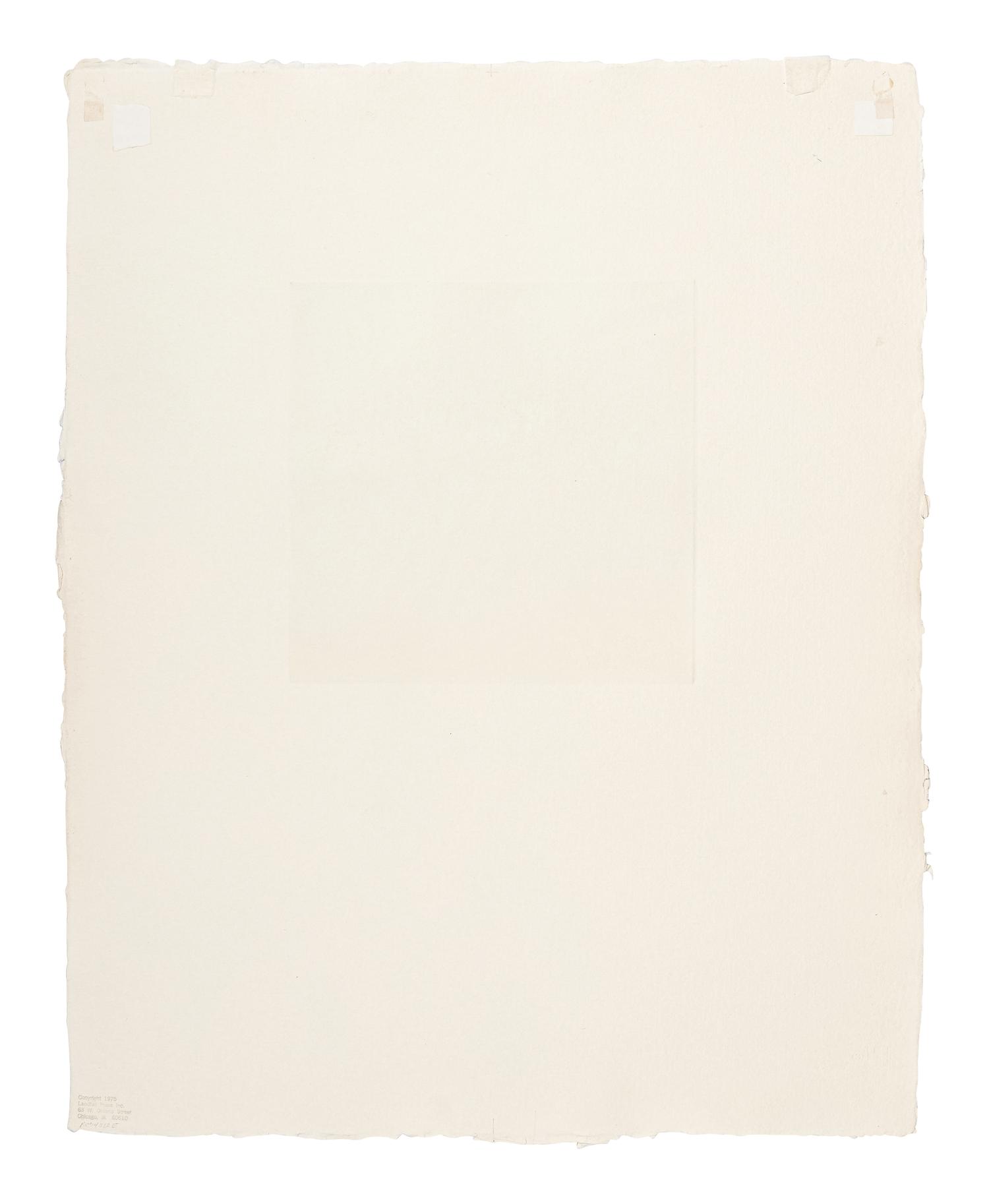 F.W. (from the Landfall Press Etching Portfolio ), 1975