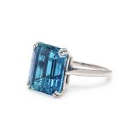 HARRY WINSTON, AQUAMARINE RING
