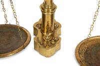A Portuguese Butcher's Shop Two-Beam Brass Scale