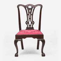 A Chippendale carved mahogany side chair Possibly workshop of Benjamin Randolph (1737-1791), Philadelphia, PA, circa 1770