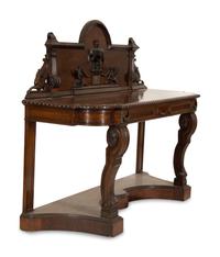 An Edwardian Carved Mahogany Hall Table — Circa 1905