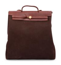 Hermès Canvas and Leather Bag, 2012