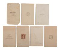[CIVIL WAR]. A group of 8 photographs of Union soldiers from Massachusetts, New York, and Pennsylvania.