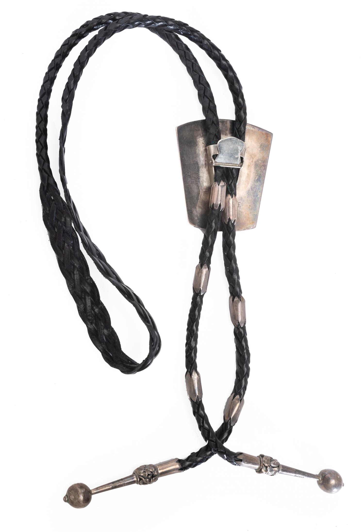 Silver and Mosaic Inlay Bolo Ties Lot is located and will ship from Denver, Colorado.