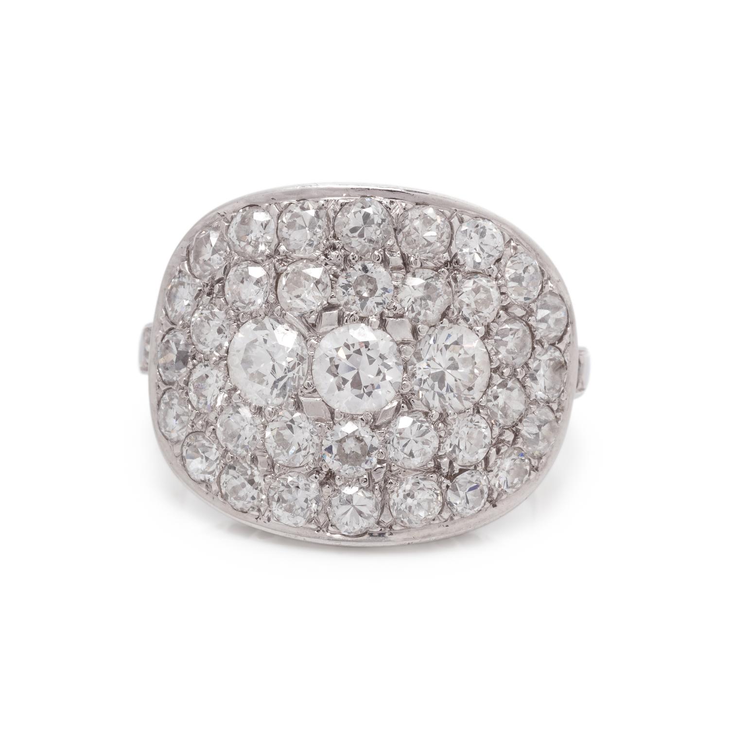 C.D. PEACOCK, DIAMOND RING
