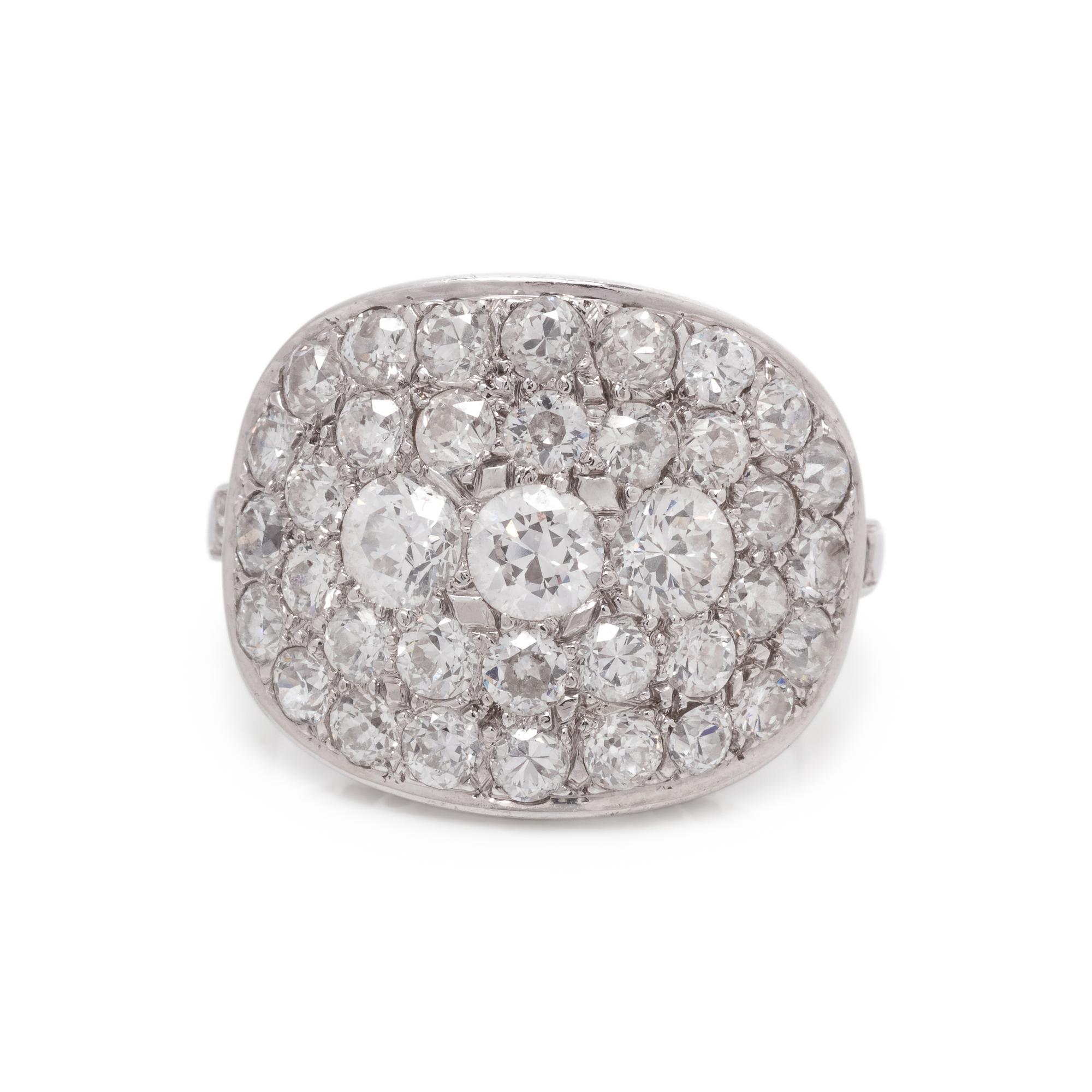 C.D. PEACOCK, DIAMOND RING