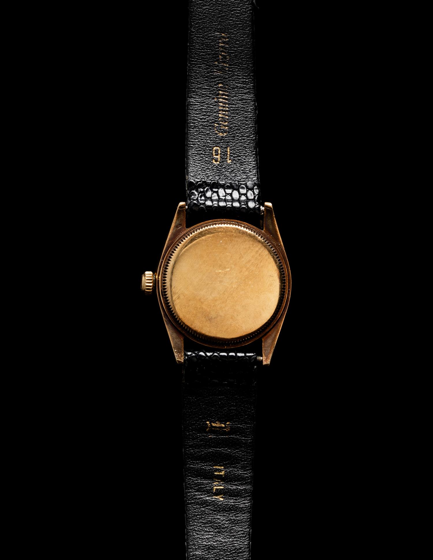 ROLEX, REF. 6551 14K YELLOW GOLD 'OYSTER PERPETUAL' WATCH