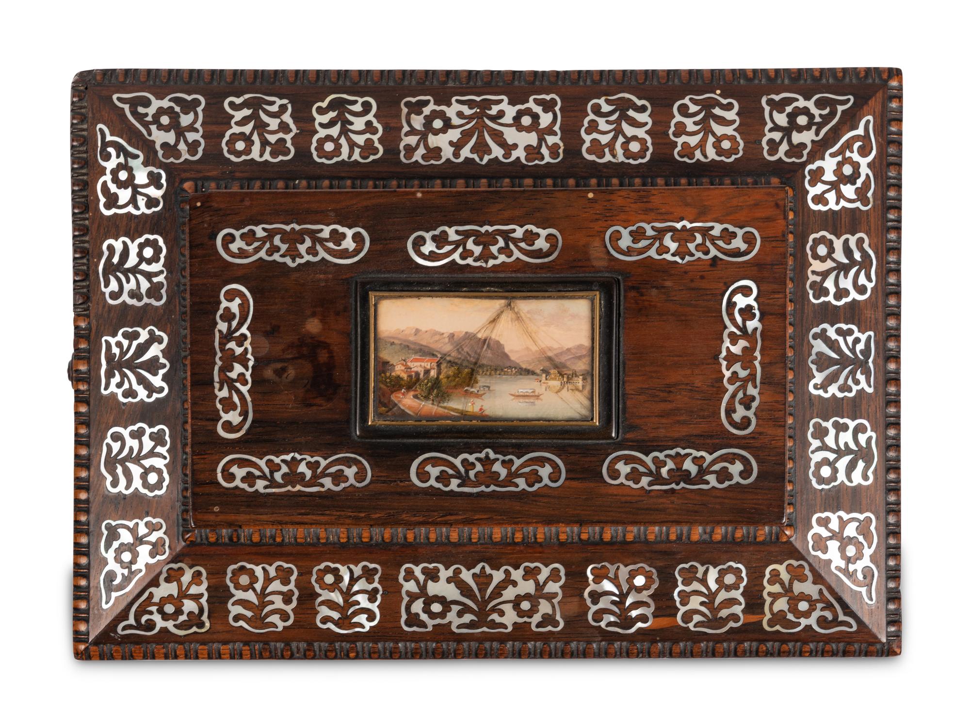 An Anglo-Indian Musical Tea Caddy