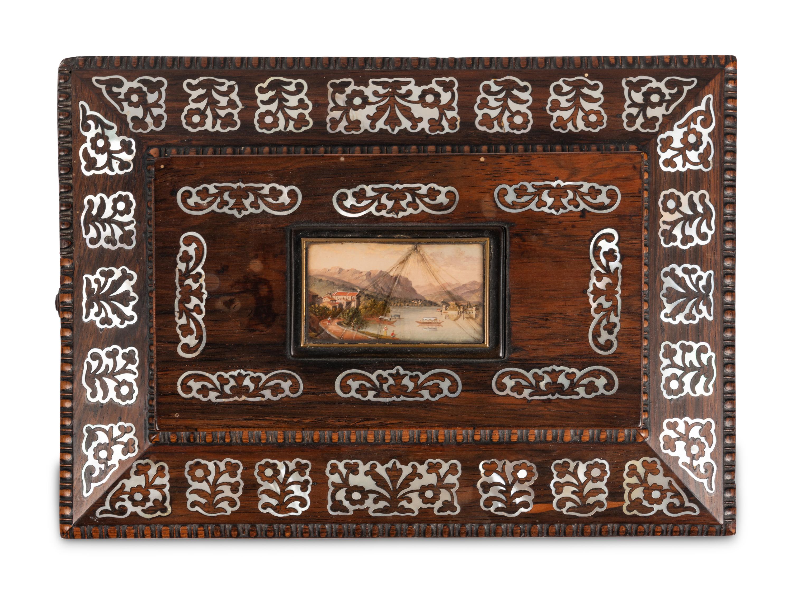 An Anglo-Indian Musical Tea Caddy