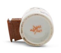 Five Chinese Porcelain Bird Feeders