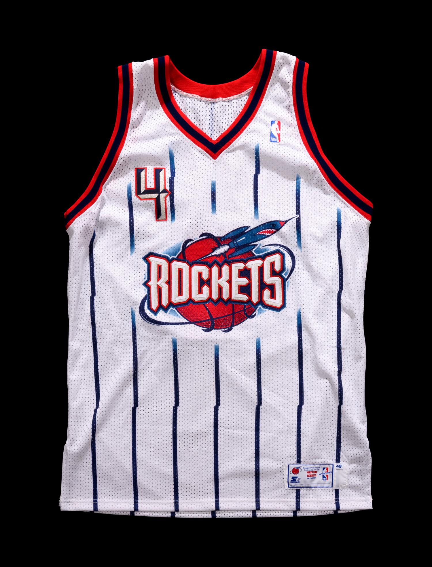 A Group of Magic Johnson and Charles Barkley Signed NBA Hall of Fame Jerseys Basketball Sourced from Michael Jordan's J.U.M.P. Agency,