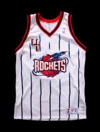 A Group of Magic Johnson and Charles Barkley Signed NBA Hall of Fame Jerseys Basketball Sourced from Michael Jordan's J.U.M.P. Agency,