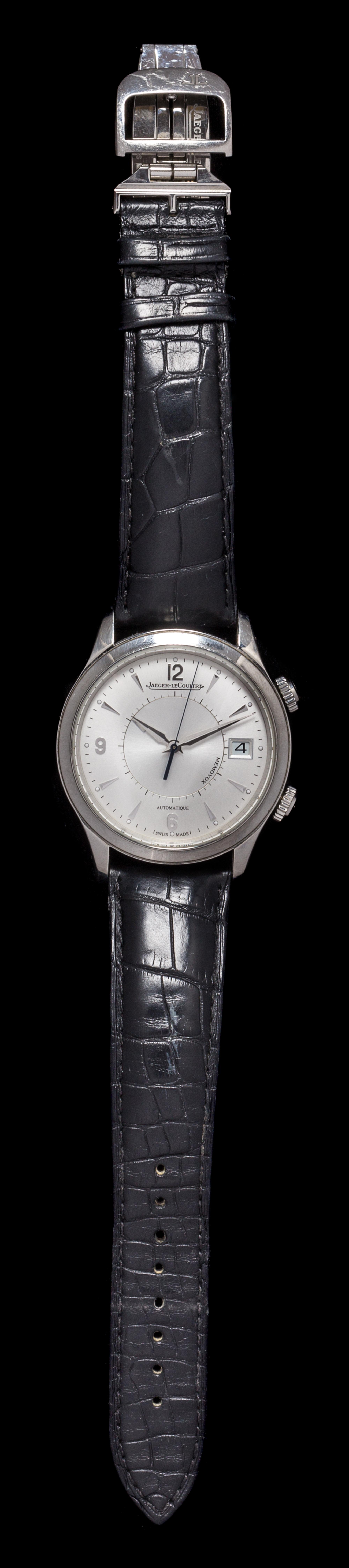 A Stainless Steel Ref. 174.8.96 Master Control Memovox Alarm Wristwatch, Jaeger LeCoutre,