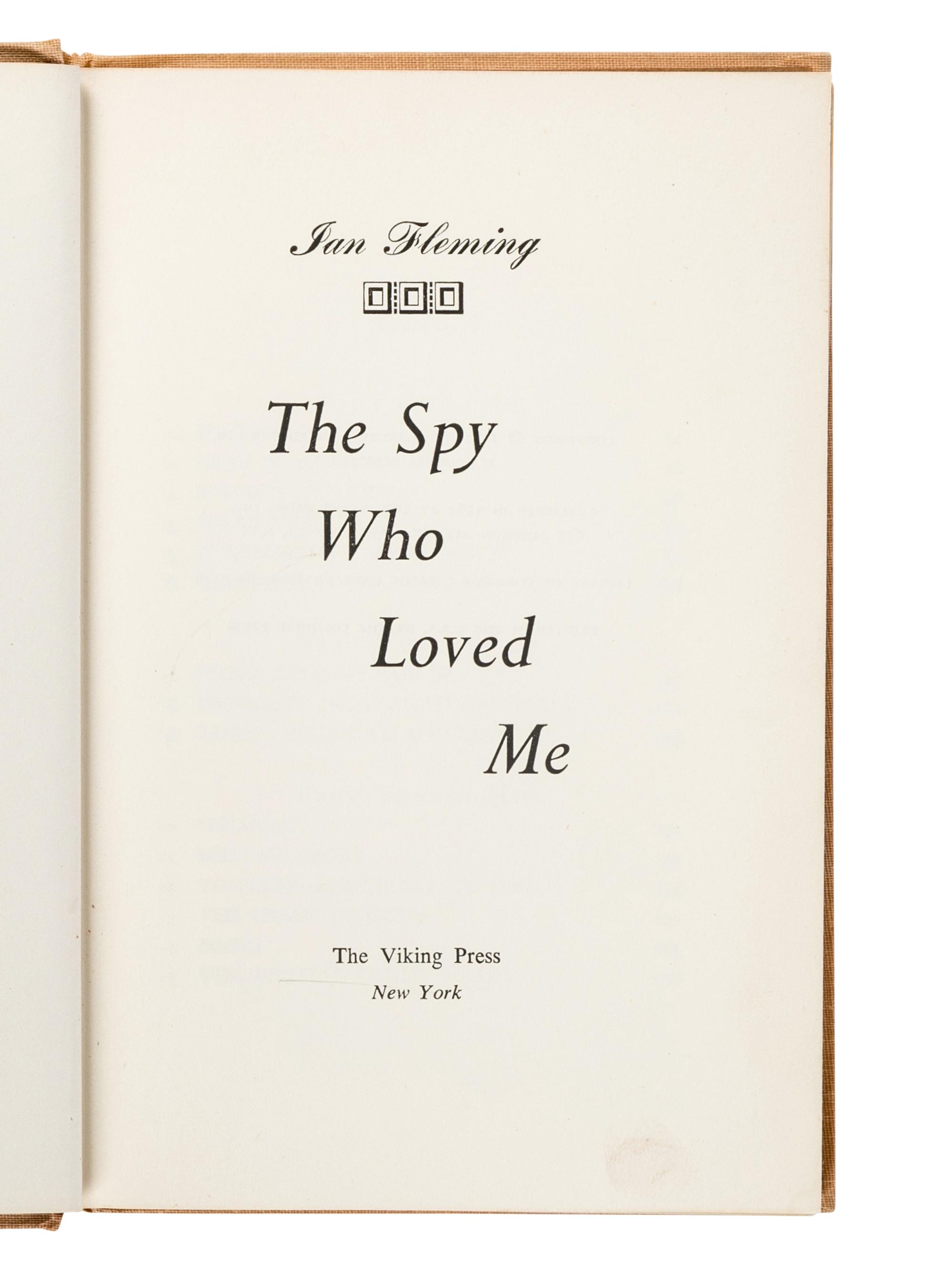 FLEMING, Ian (1908-1964). A group of 4 FIRST EDITIONS, comprising: