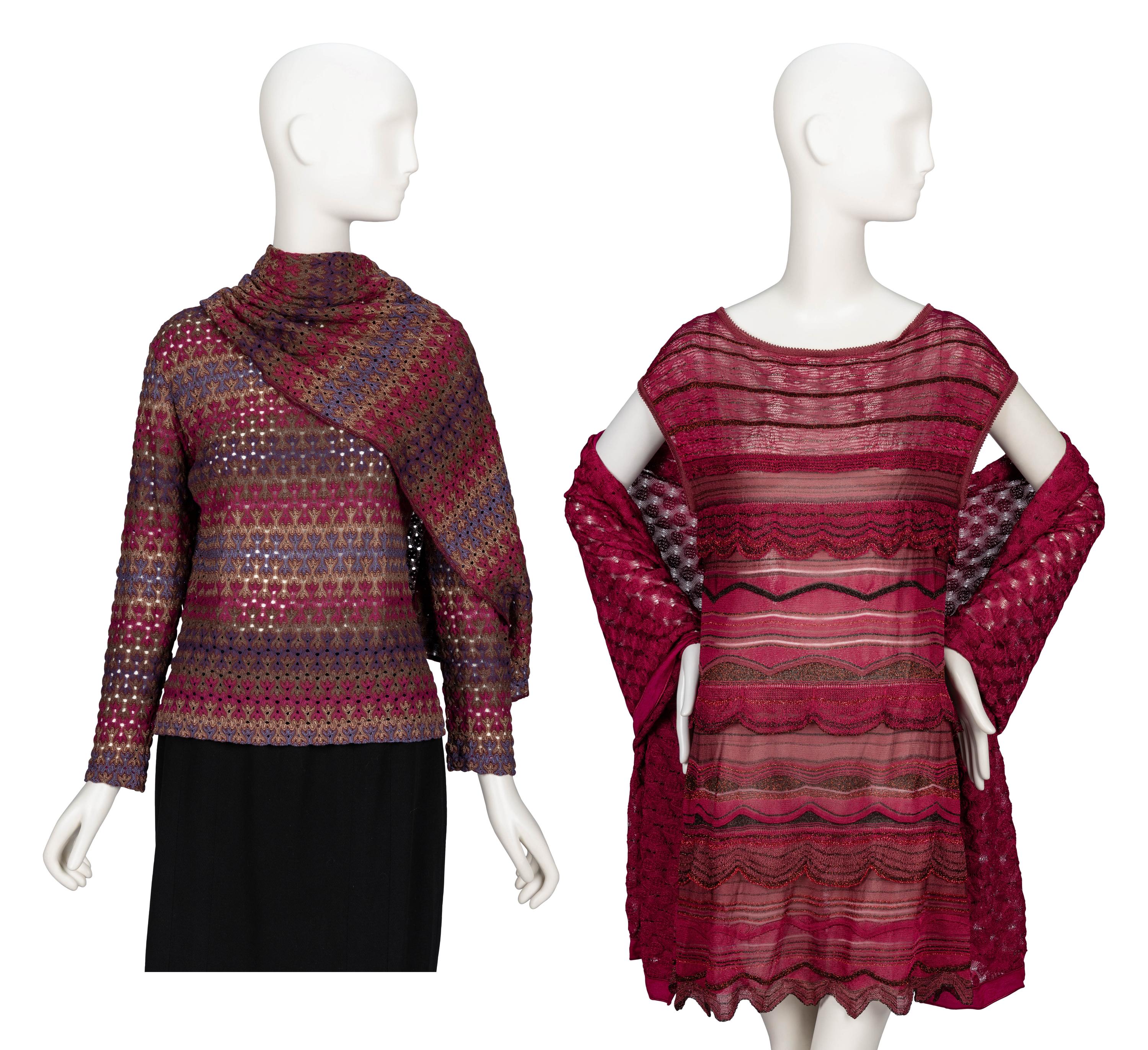 Missoni, Two Knit Tops & Matching Stoles