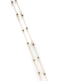 BULGARI, ROSE GOLD AND CERAMIC 'B.ZERO1' NECKLACE